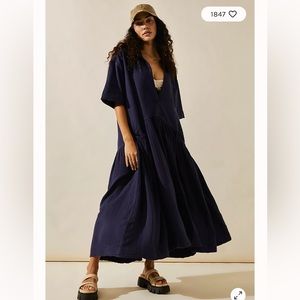 NWT Free People Beach Boho Neoma Maxi Dress Size XS/S